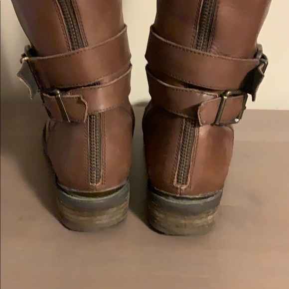 Steve Madden Brown Leather Riding Boots - Women’s Size 7.5 - Picture 5 of 9